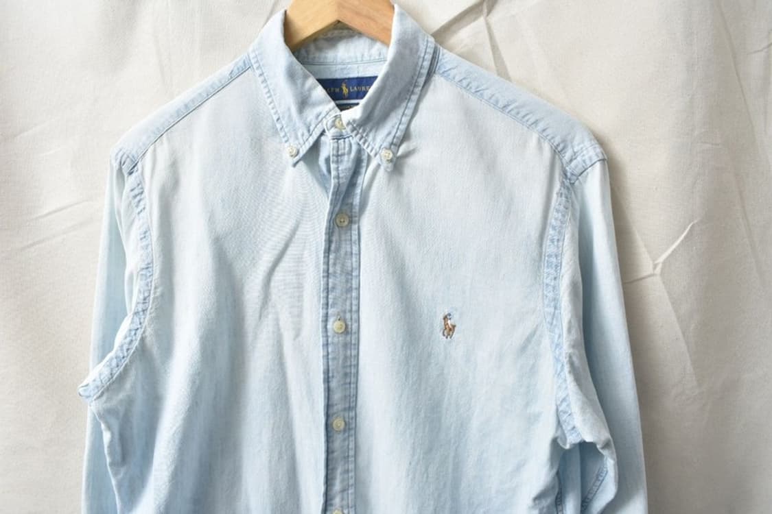 폴로 랄프로렌 큐알 데님셔츠 M M0238 상품이미지5