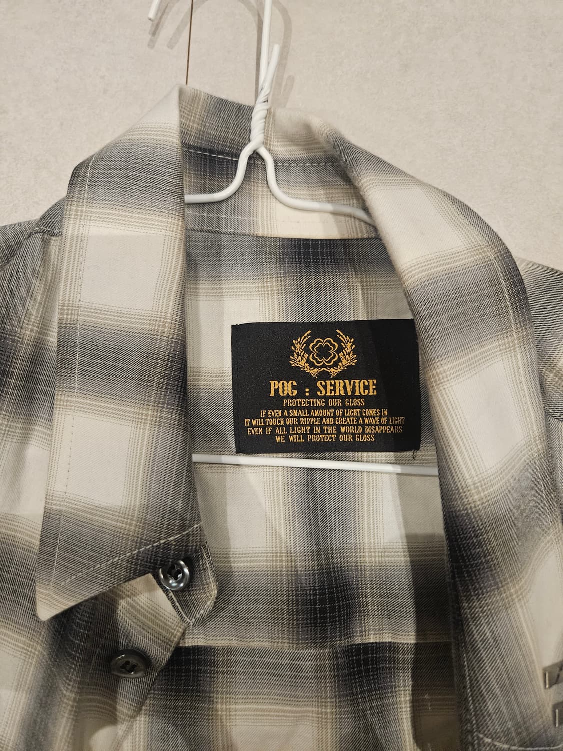 후디진호 MILITARY JAPAN COTTON CHECK SHIRT  상품이미지3