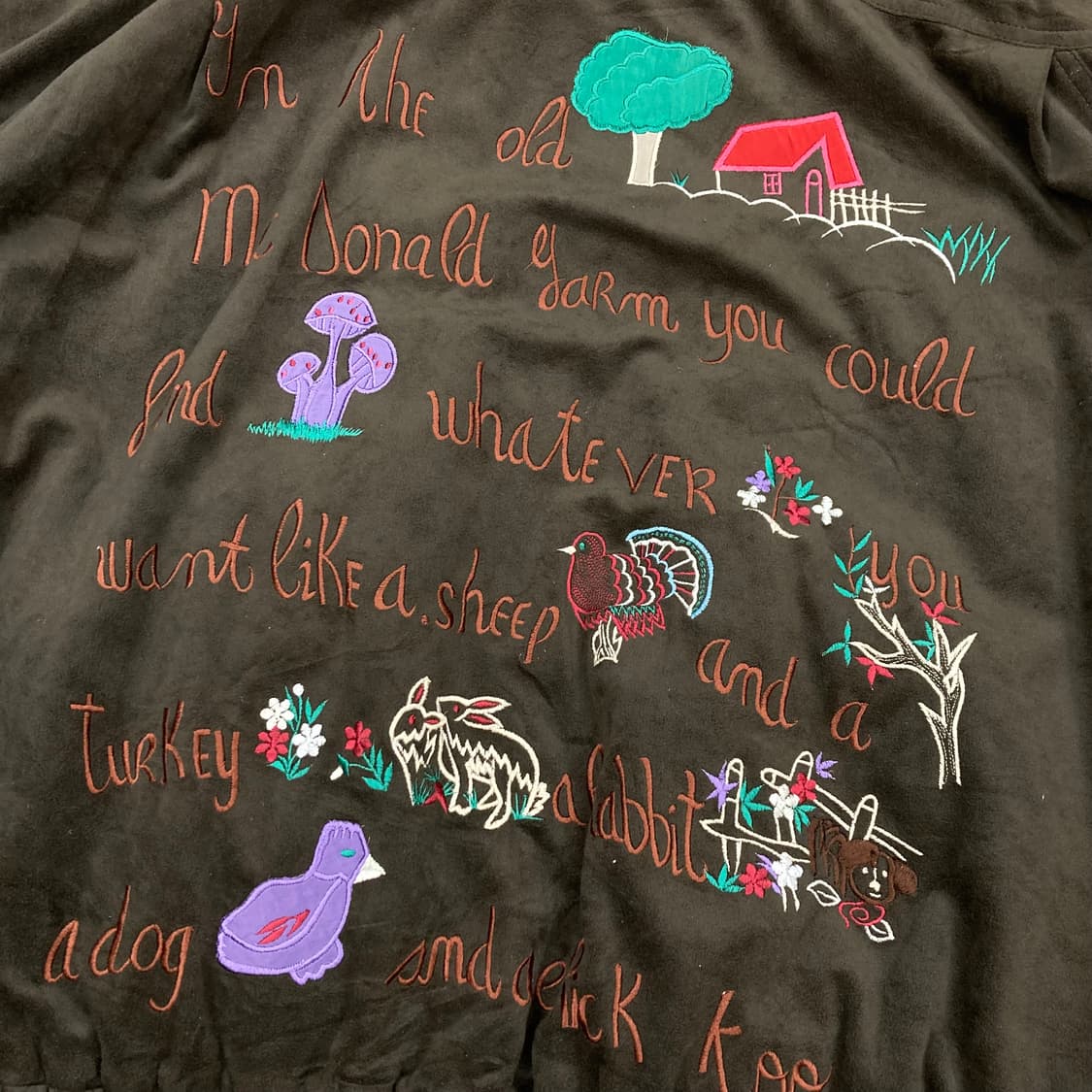 빈티지 브라운 스웨이드 블루종 자켓 상품이미지6