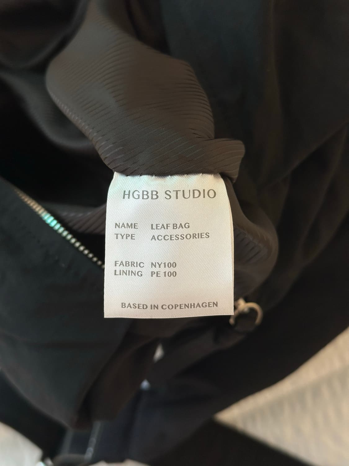 HGBB STUDIO 리프백 leaf bag 블랙 상품이미지5