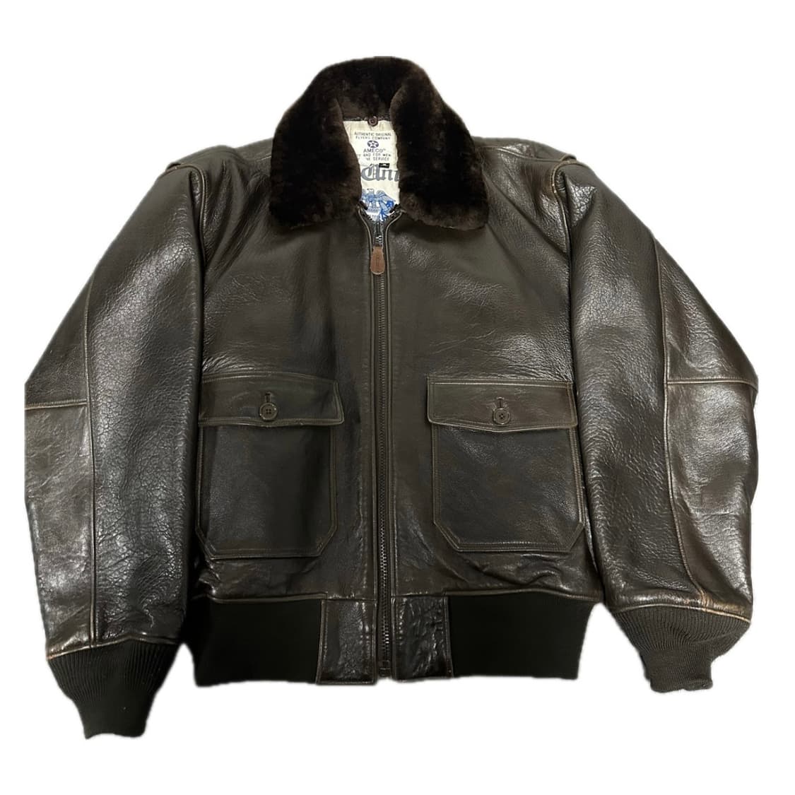 AMECO 공군 A-2 가죽자켓 상품이미지1