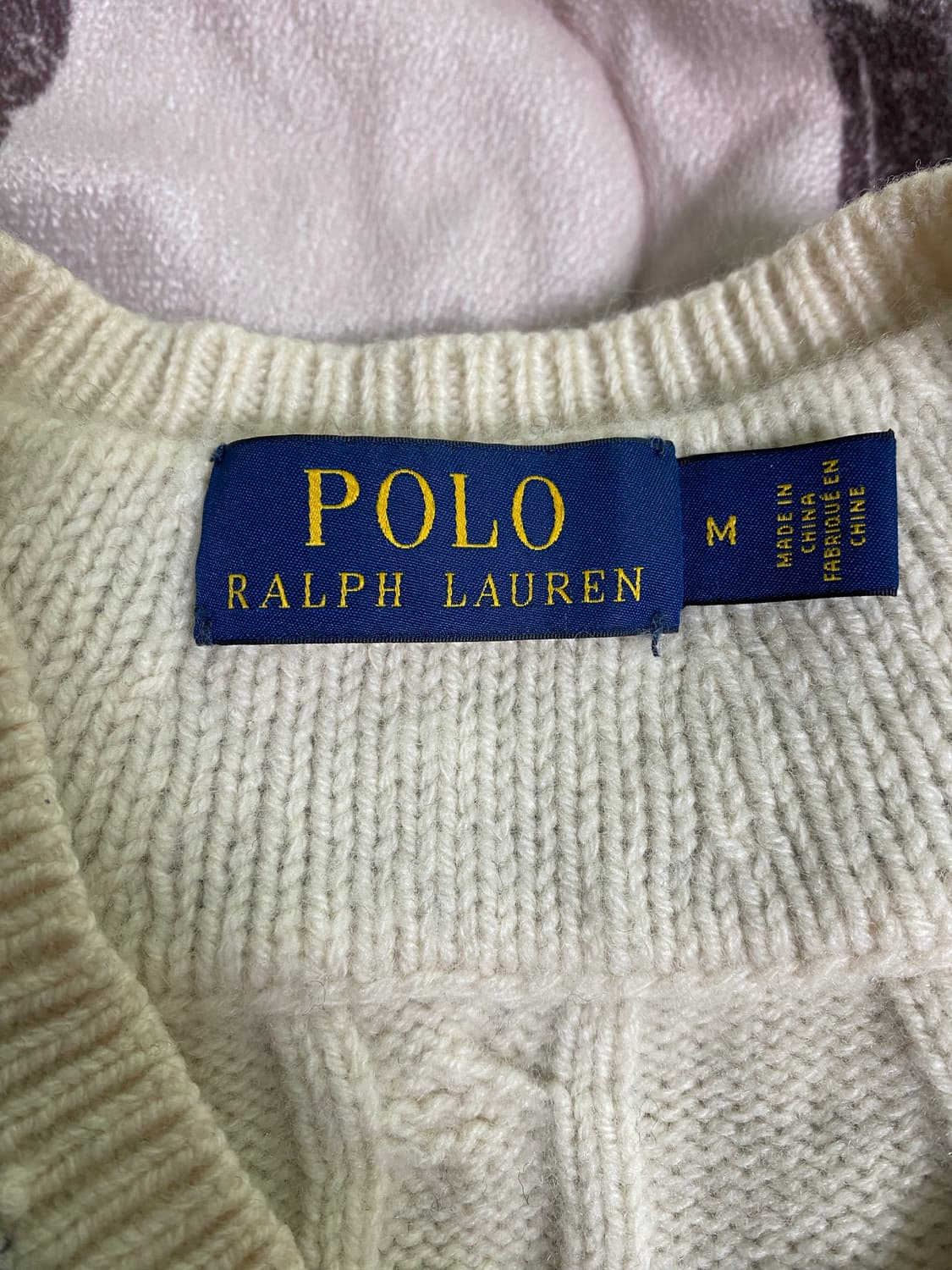 폴로 랄프로렌 크리켓 17fw 니트 M 사이즈 상품이미지3