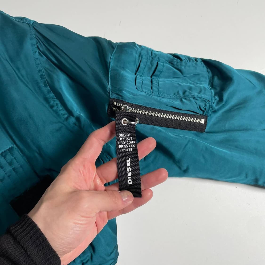 디젤 사틴 셔링 봄버 상품이미지5