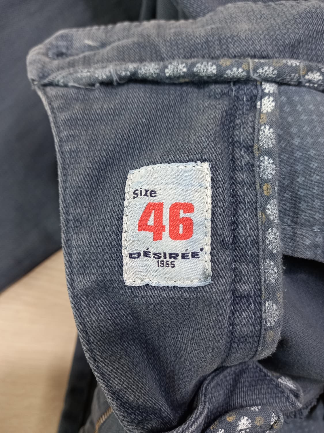 30 DESIREE Italy 스판 슬림일자 치노 챠콜그레이 30-180 상품이미지7