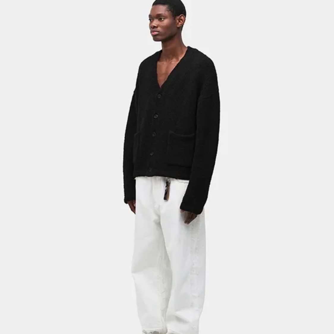 쿠어 헤어리 소프트 알파카 가디건 상품이미지2