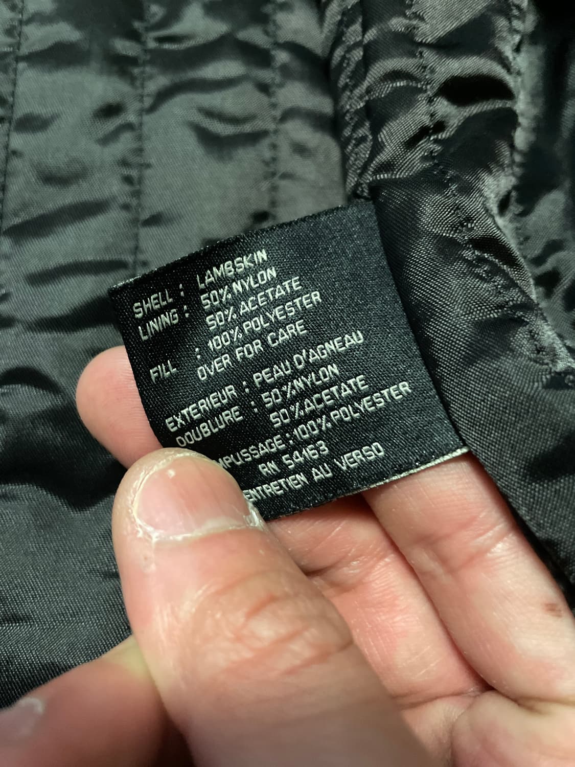 COLE HAAN 웨스턴 무드 램스킨 양가죽 레더 카 코트 상품이미지8