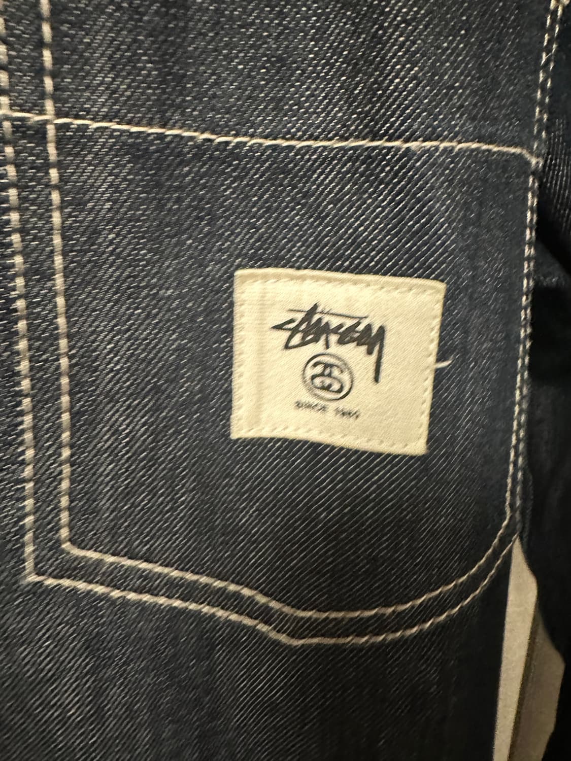 스투시 데님 워크자켓 L사이즈 상품이미지2