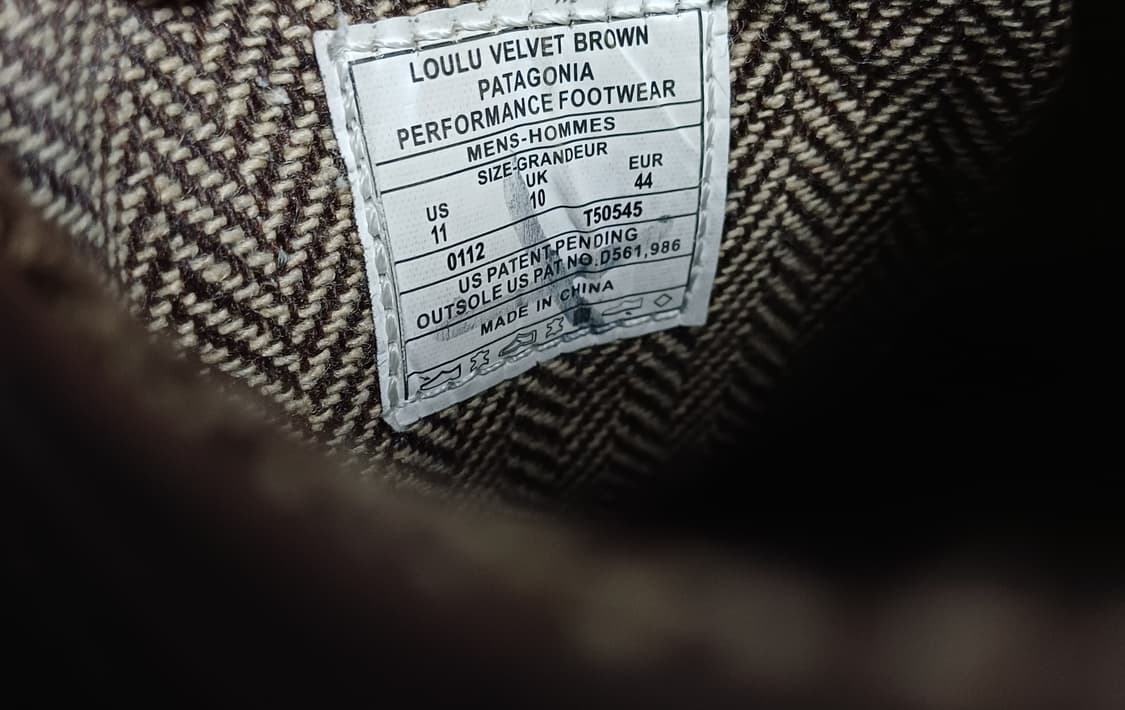 👞 [290] 파타고니아 룰루 벨벳 슈즈 브라운 상품이미지8