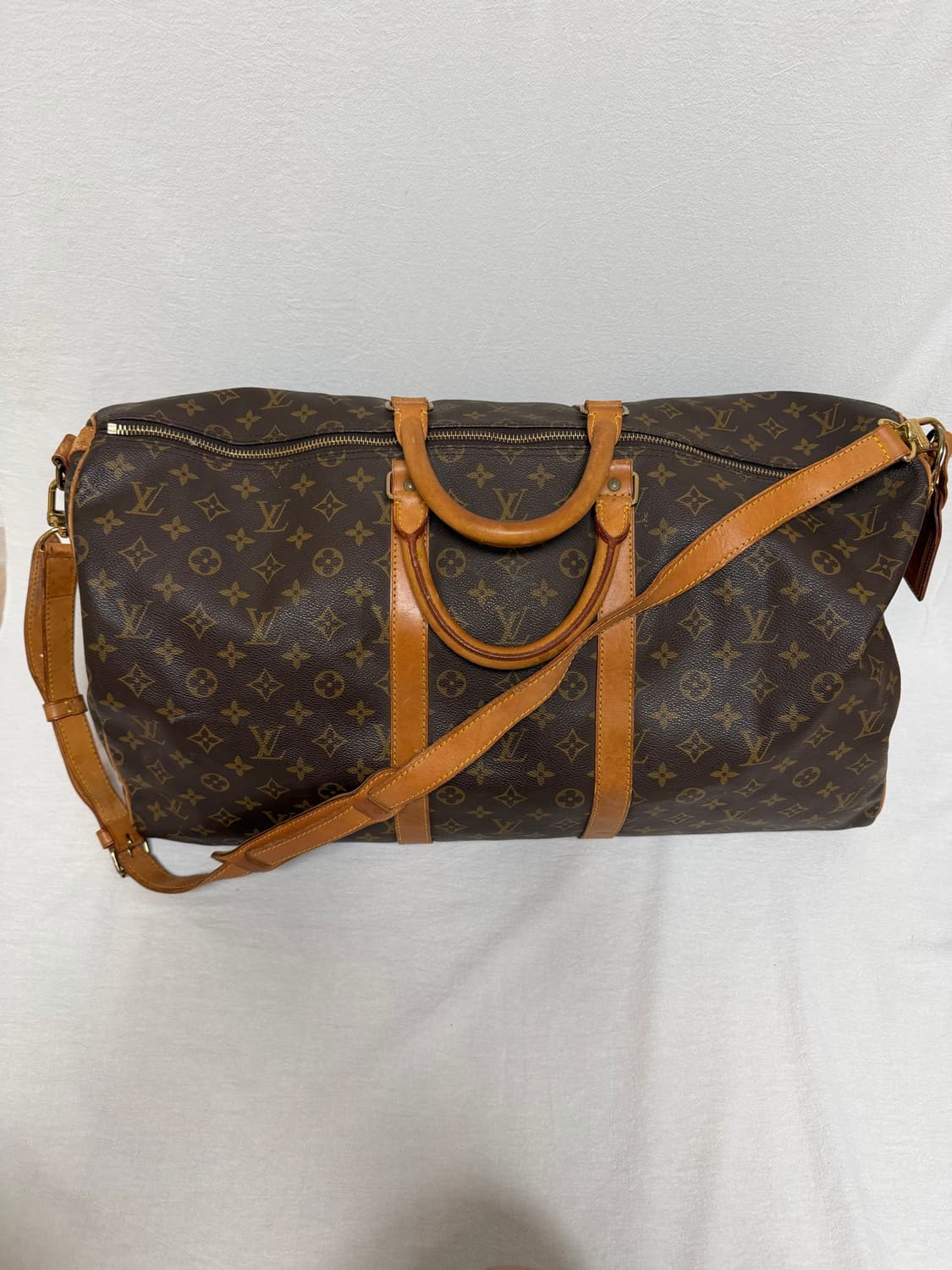 정품 루이비통 키폴 반둘리에 55 모노그램 여행가방 골프가방 보스턴백 상품이미지2