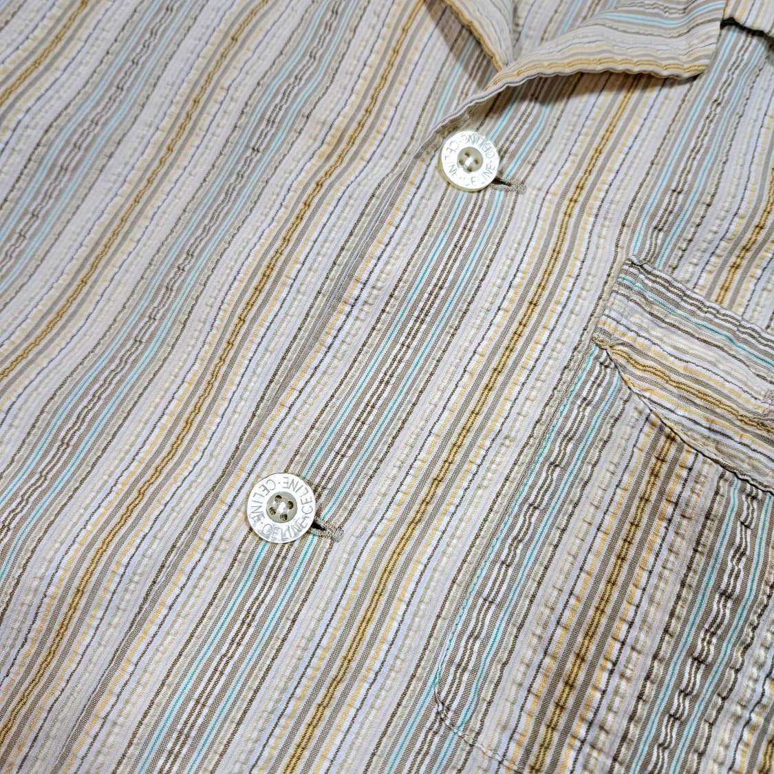 셀린느(CELINE) in Japan 빈티지 스트라이프 파자마 M 상품이미지3