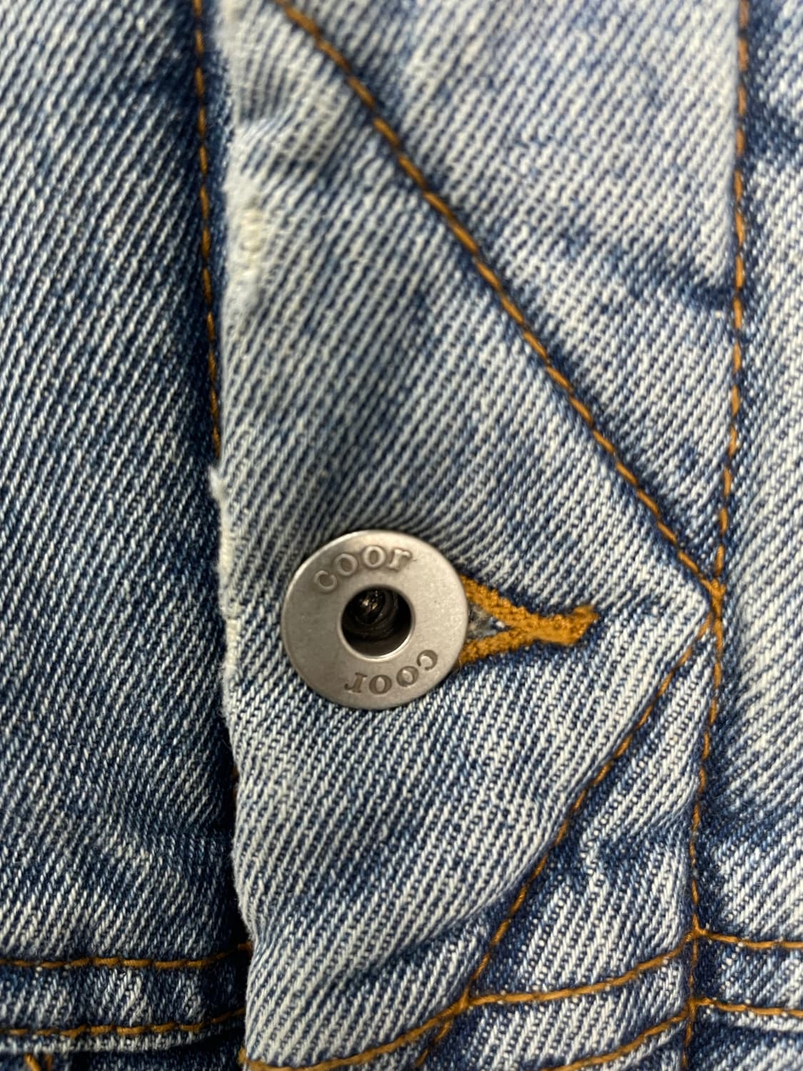 쿠어 머드 다잉 페이드 인디고 누빔 데님 자켓 H2220 상품이미지4