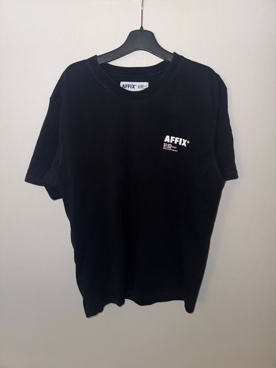 AFFIX Cotton Jersey Short Sleeve L 상품이미지1