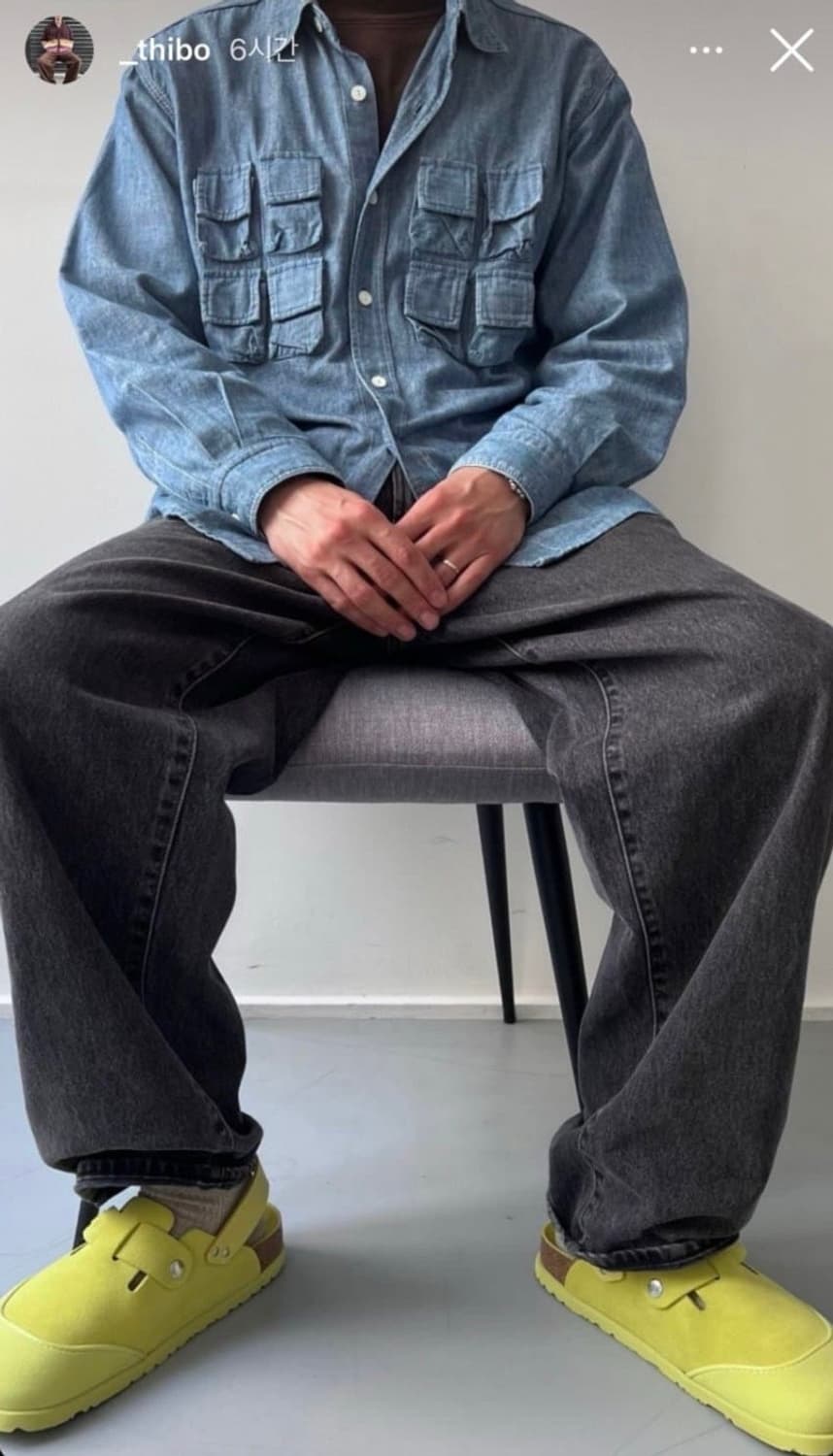 제너럴 리서치 1998 STYLE384 샴브레이 셔츠 상품이미지1