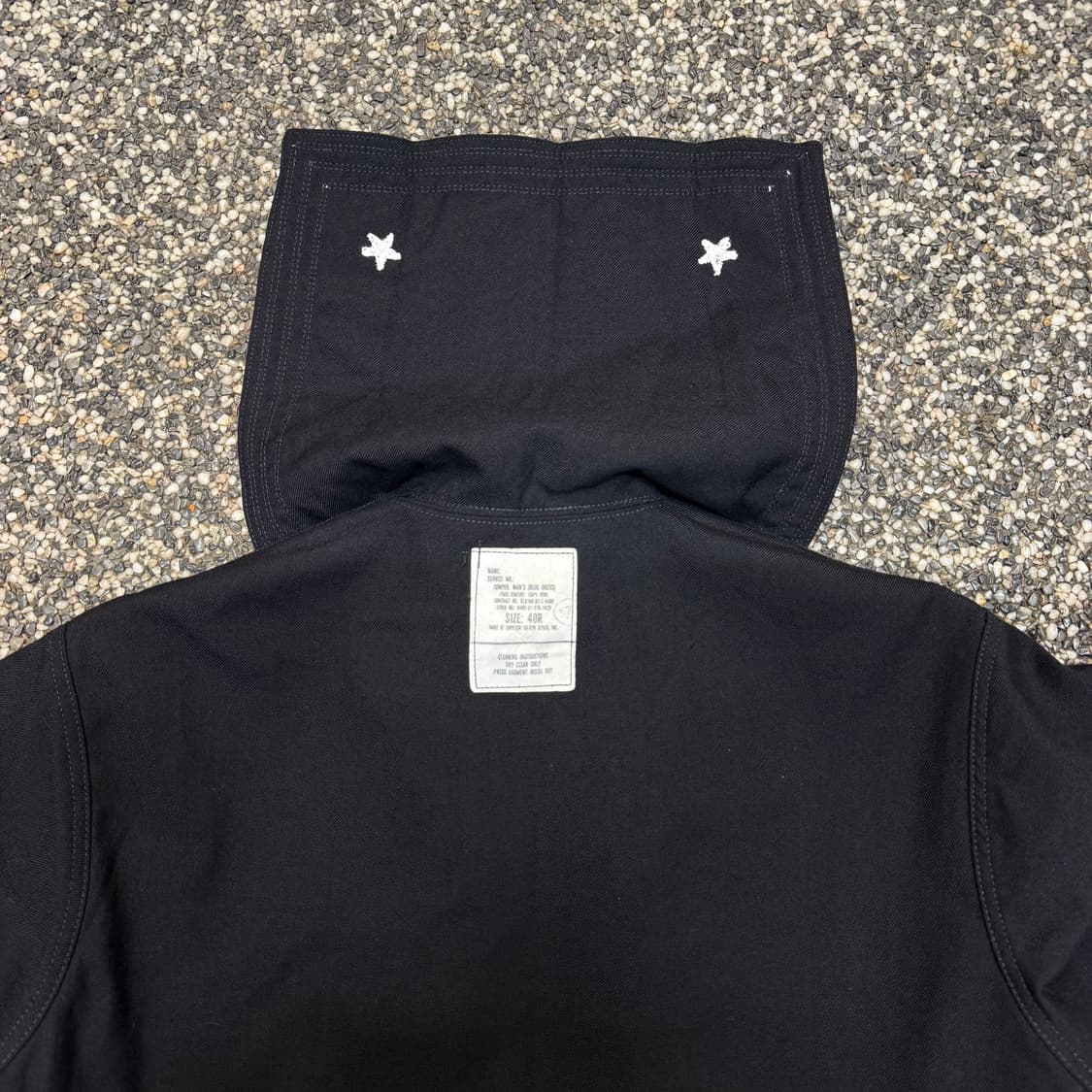 80s US Navy 미 해군 울 세일러 셔츠 (S)   상품이미지7