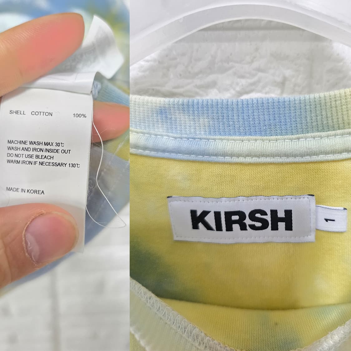 키르시 타이 다이 반팔티 L 상품이미지2