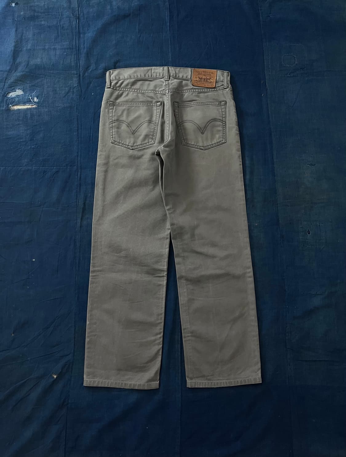 빈티지 리바이스 702 코튼 트윌 팬츠 그레이 상품이미지1