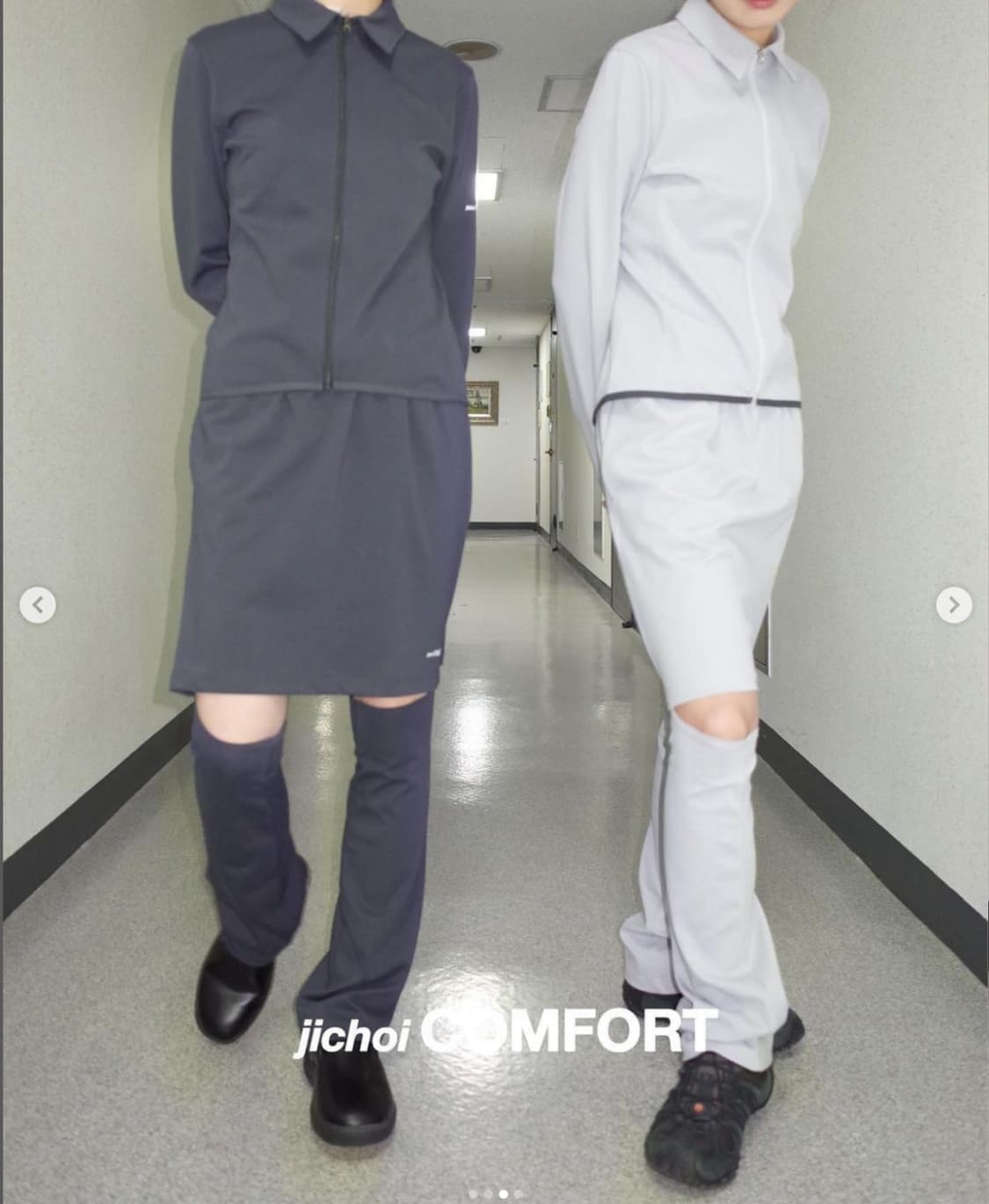 지초이컴포트 23-002 스커트팬츠 그래파이트 상품이미지1