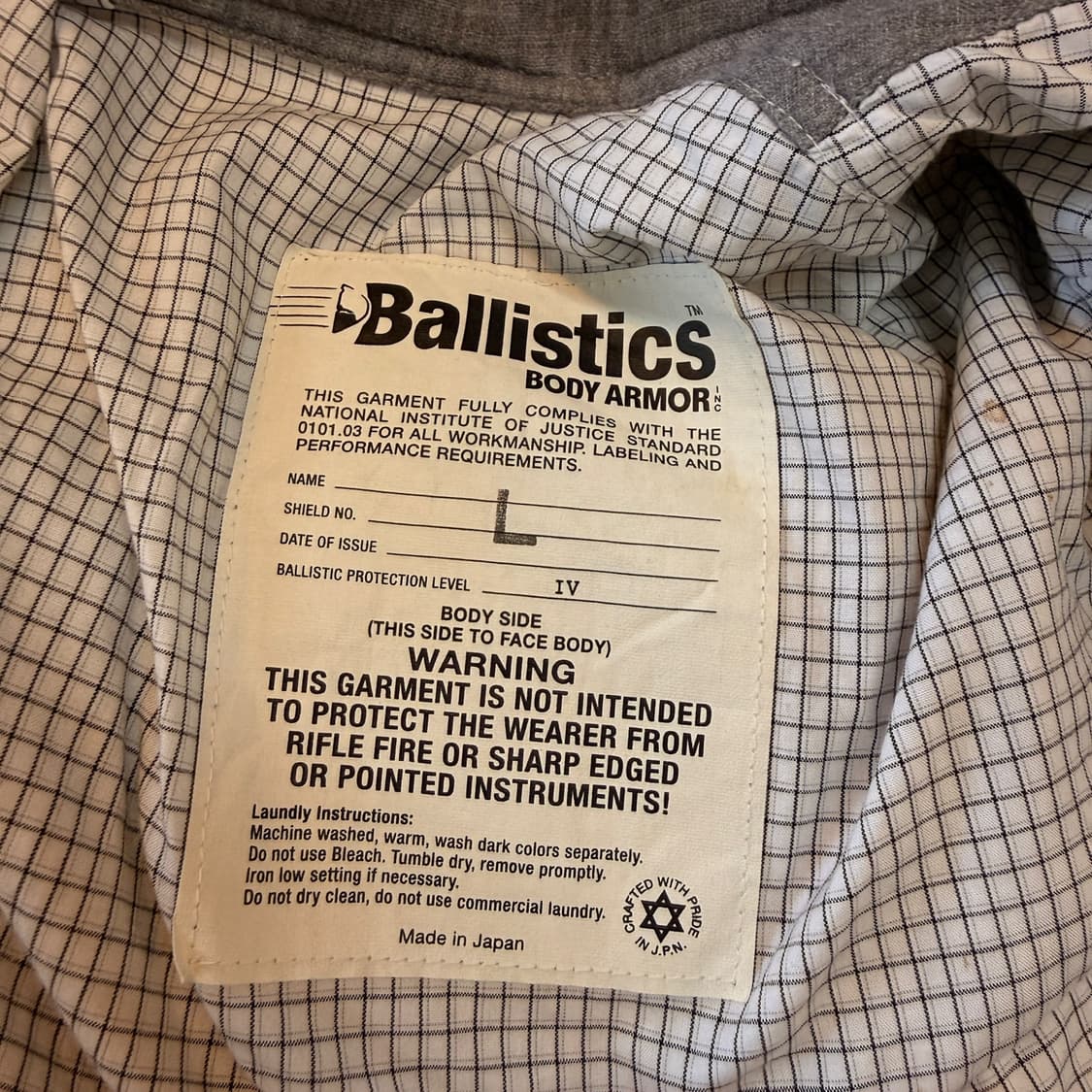 BALLISTICS 린넨 텍스처 코튼 M65 밀리터리 자켓 상품이미지10