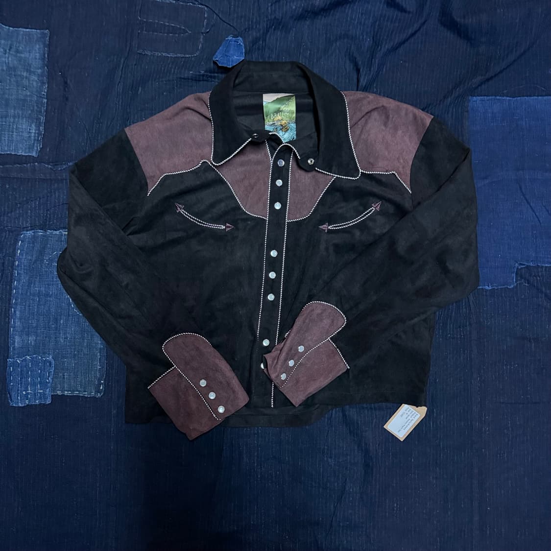 볼지 브라더스 웨스턴 피치 스킨 셔츠 자켓 M 상품이미지1