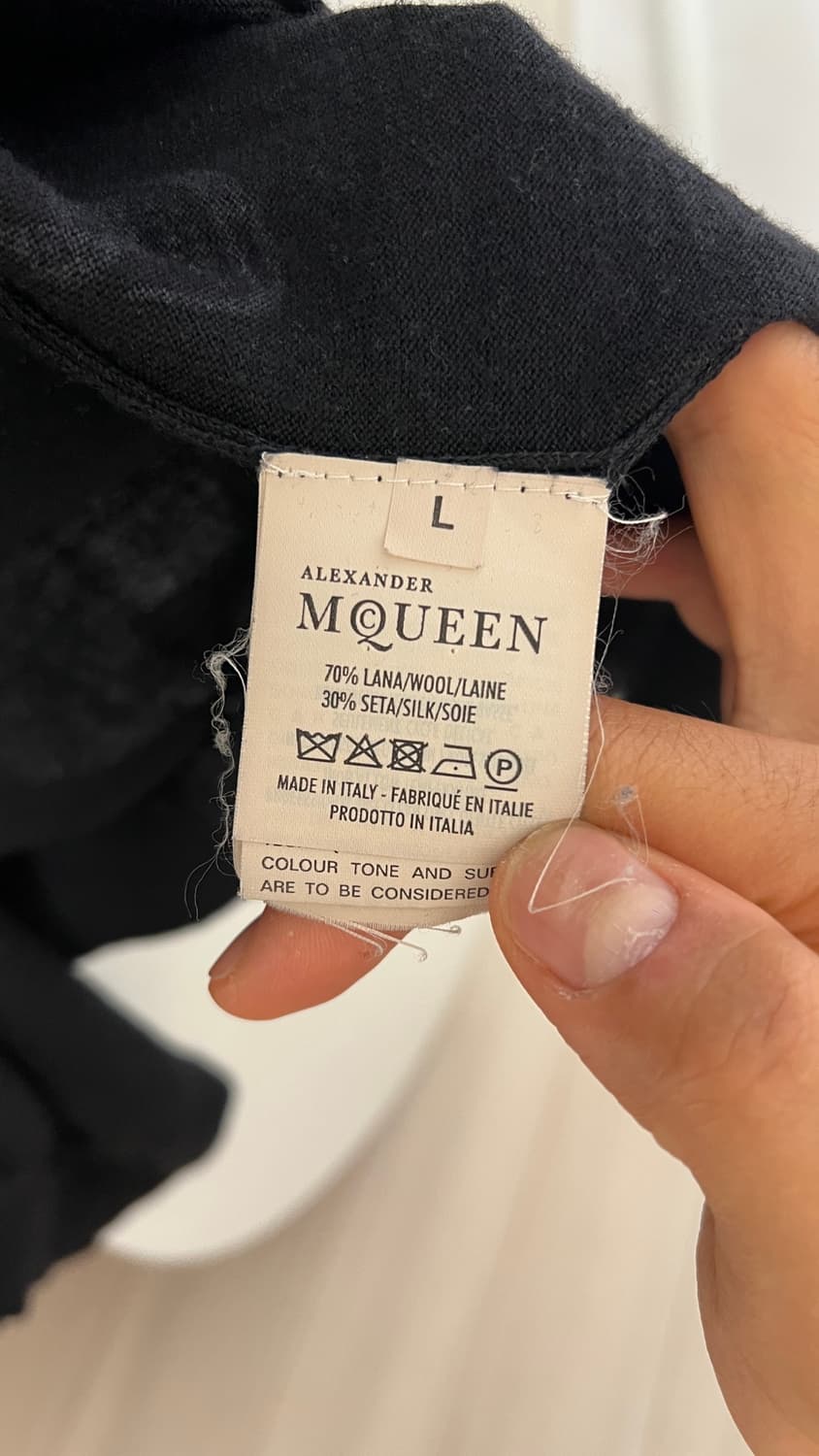 알렉산더 맥퀸 비대칭 울 가디건 상품이미지5