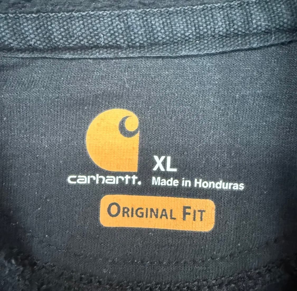 (XL) 칼하트 Carhartt 스펠아웃 후드티셔츠(블랙,빅사이즈) 상품이미지2