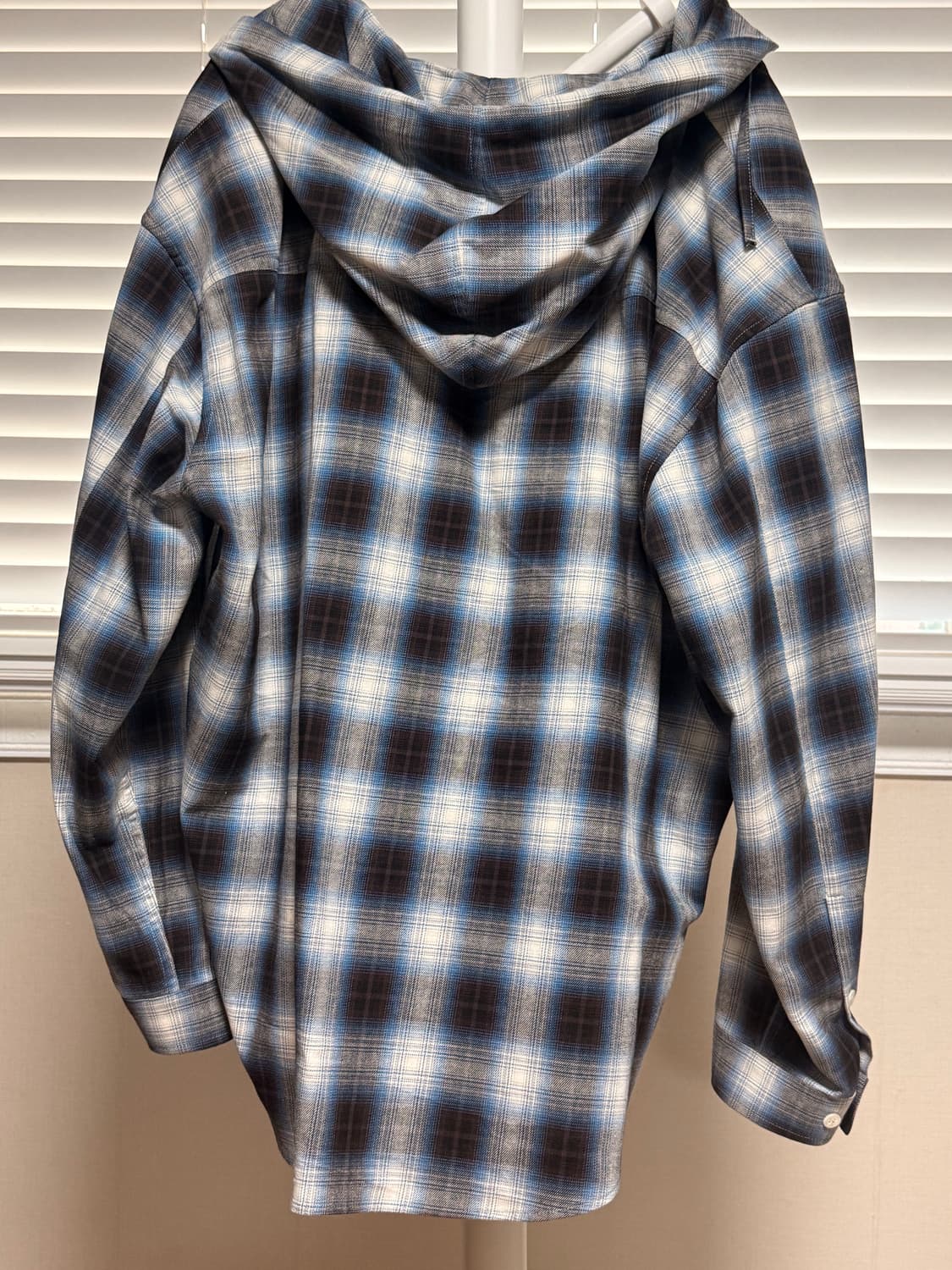 애프터 프레이 인기제품 웨스턴체크 후드셔츠 M 상품이미지5