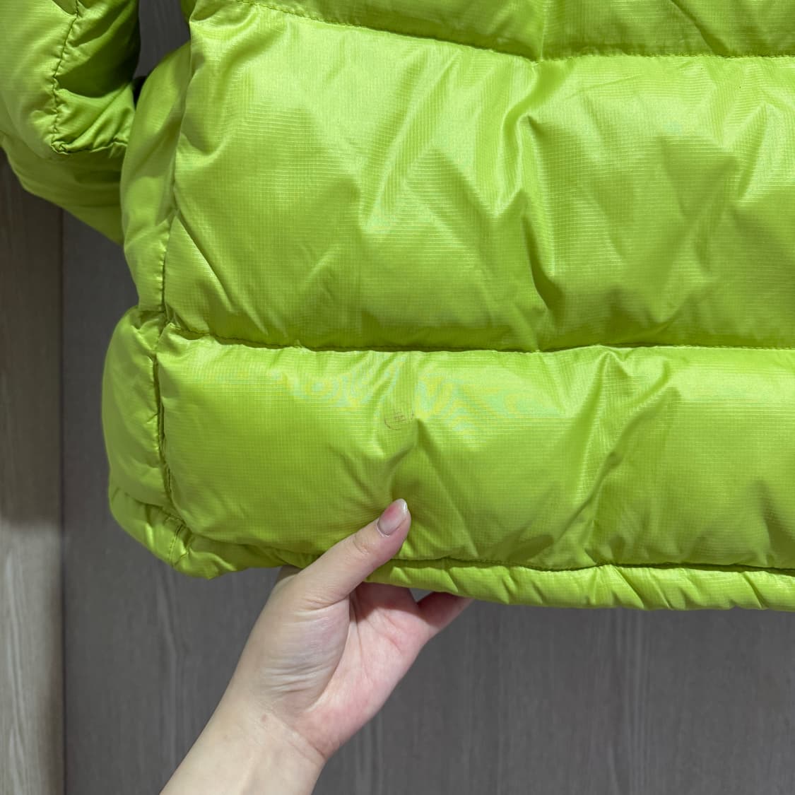 노스페이스 눕시 700 라임 구스다운패딩 상품이미지7