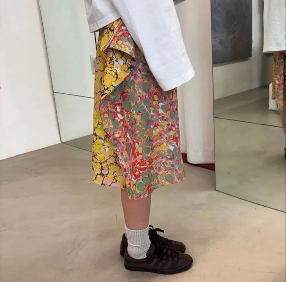 더즌매러 스카프 스커트 치마 01 상품이미지2