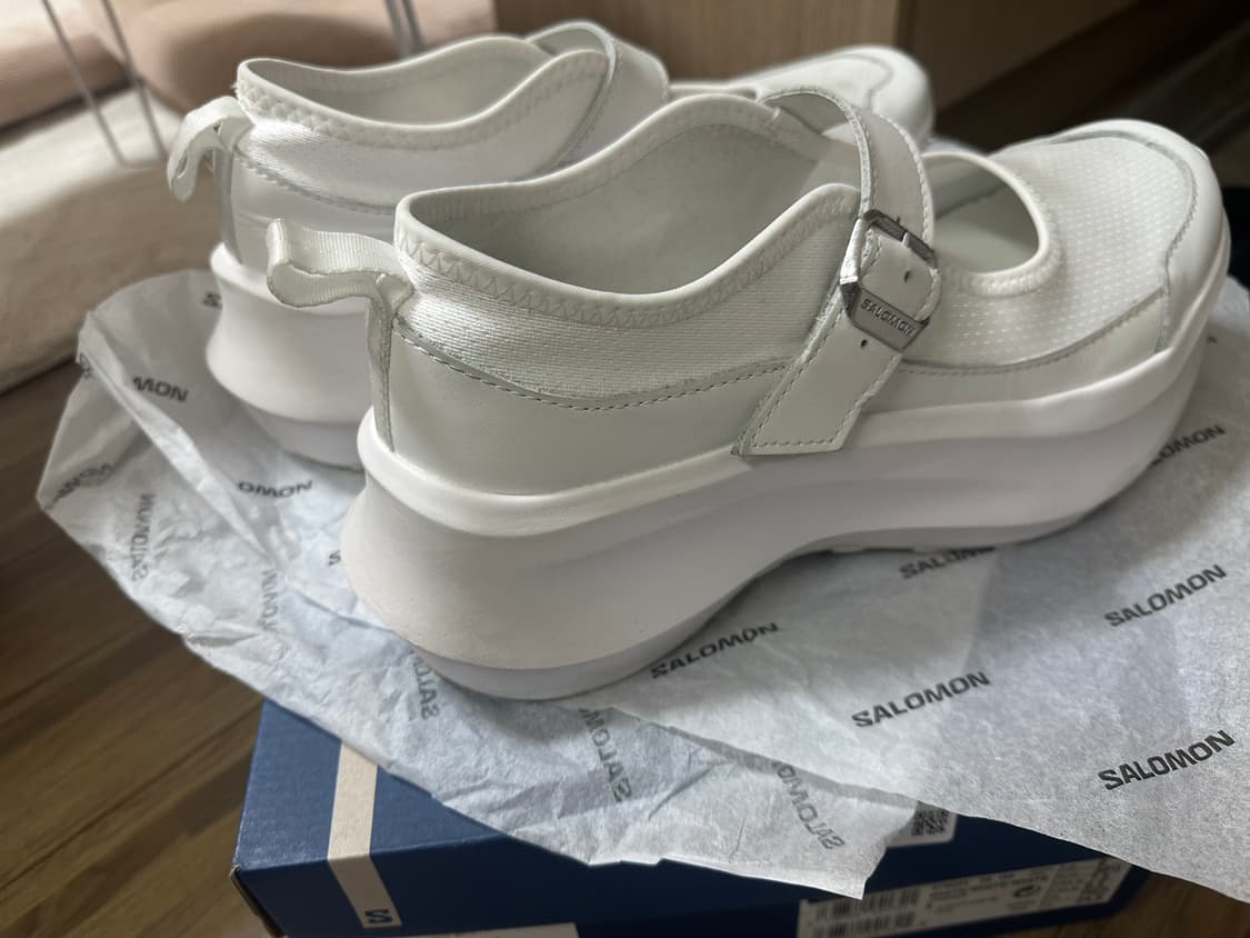 살로몬 x 꼼데가르송 RX 메리 제인 플랫폼 화이트 상품이미지3