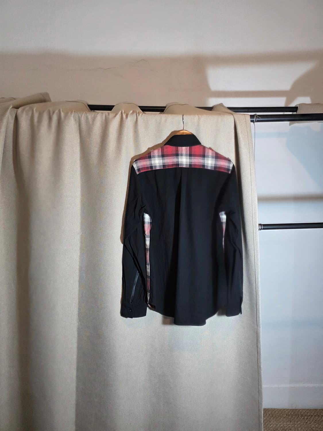 Y's for men tartan shirt zip-up 상품이미지2