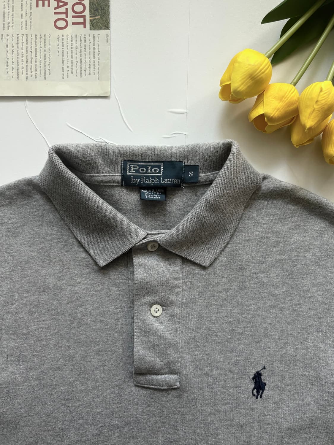 Polo 폴로랄프로렌 멜란지 그레이 카라티 상품이미지4