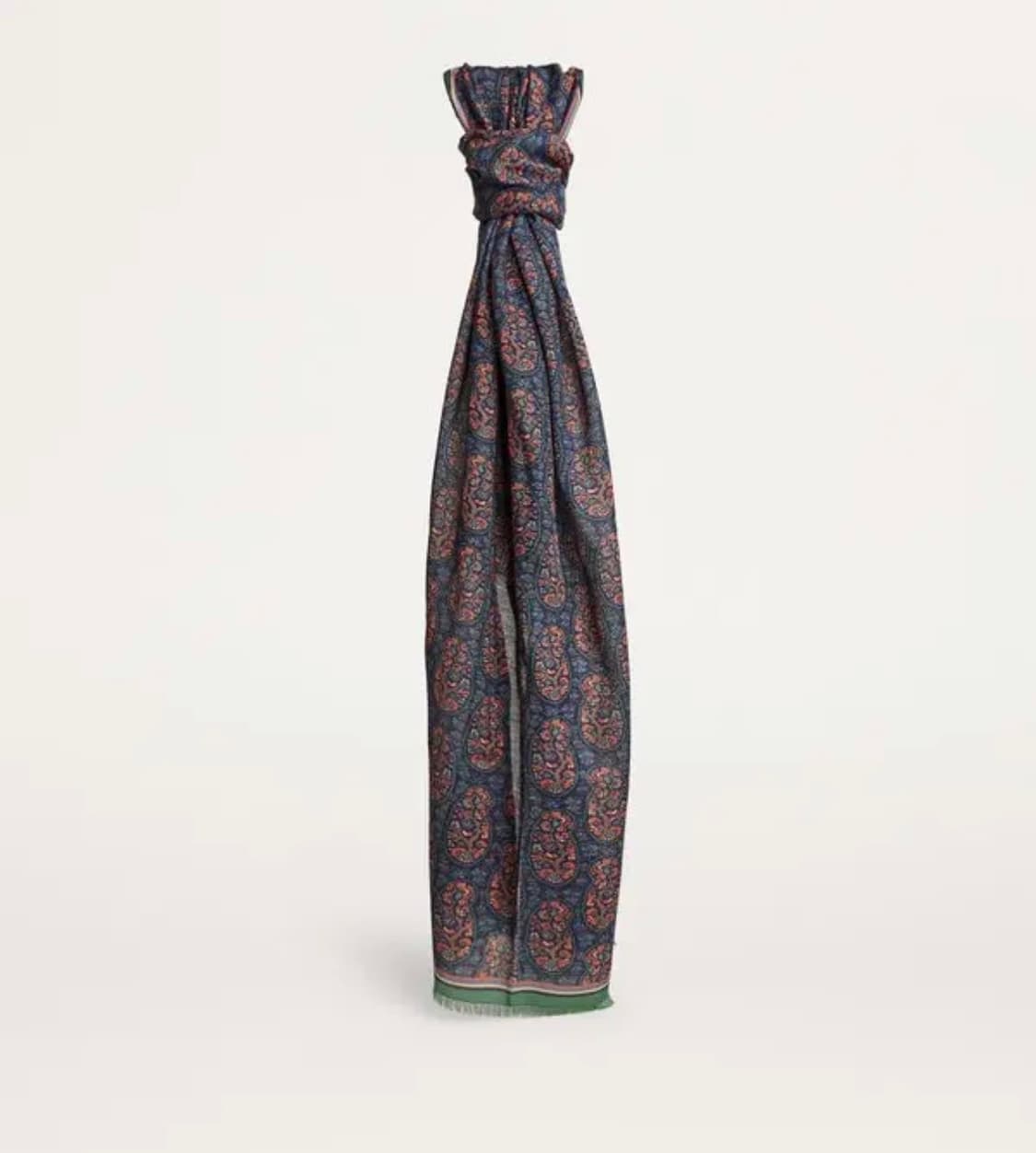 (정품/새상품) Drake's 드레익스 울 실크 페이즐리 스카프 상품이미지8