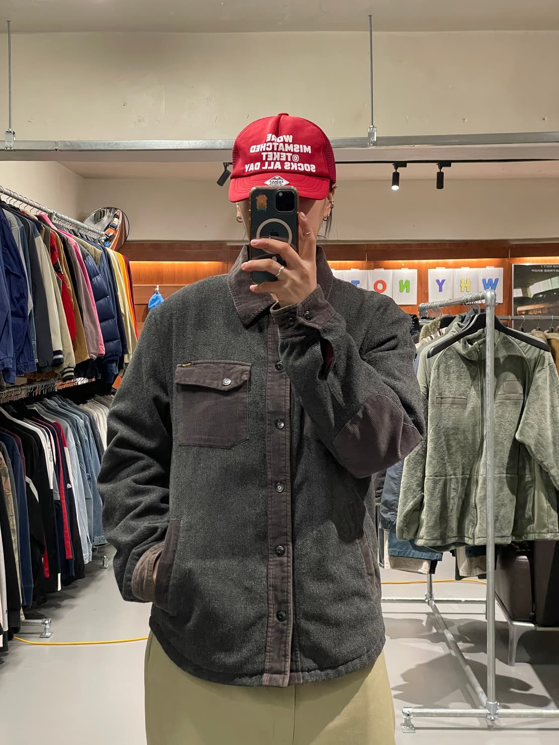 볼컴 코듀로이 울 셔츠 자켓   상품이미지1