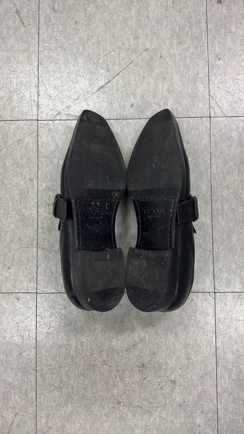 00s 프라다 빈티지 버클 로퍼 상품이미지5