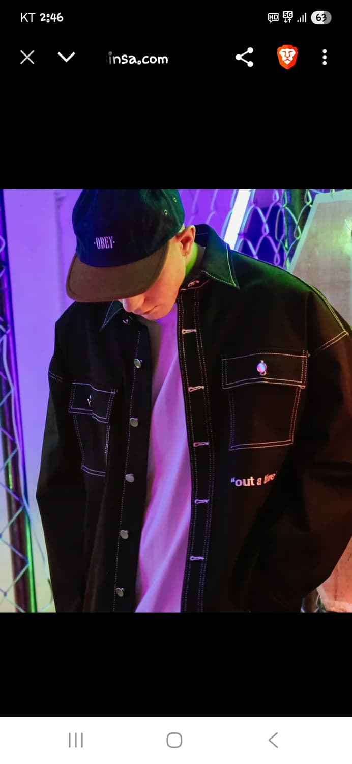 twn 스티치 셔츠자켓 L 상품이미지5