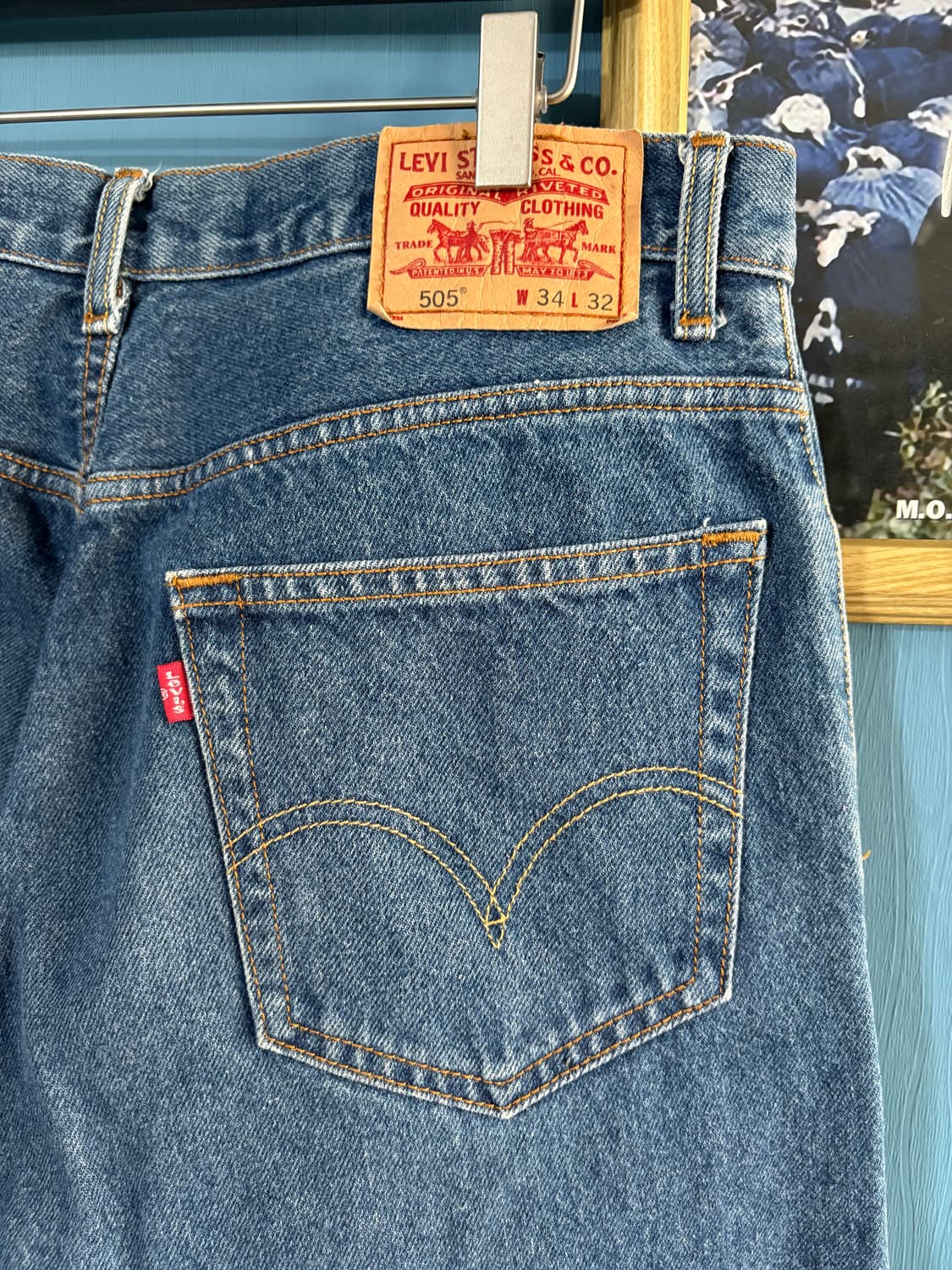 00‘s Levis 505 Denim pant.  상품이미지7