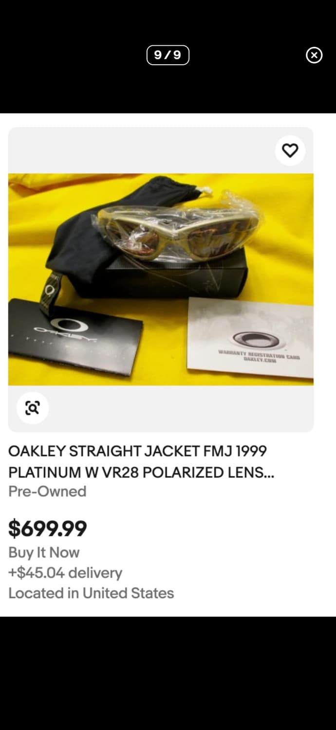 오클리 스트레이트자켓1.0 메탈릭샌드 상품이미지6