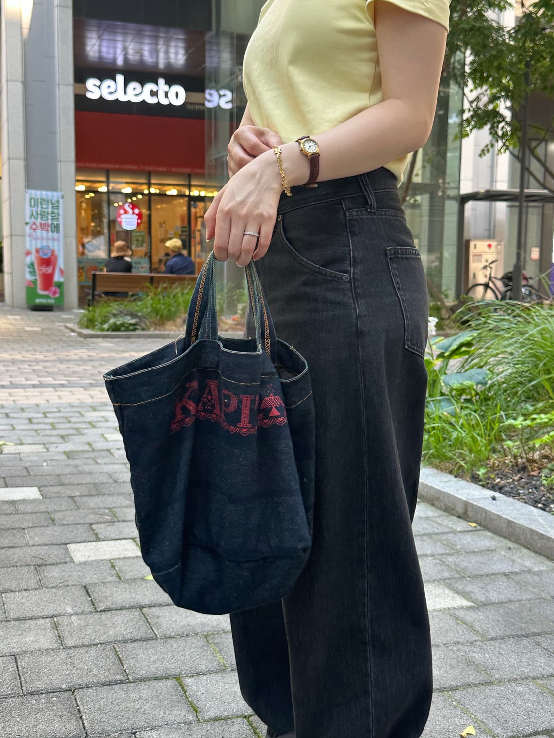 Kapital reversible logo tote bag 상품이미지3