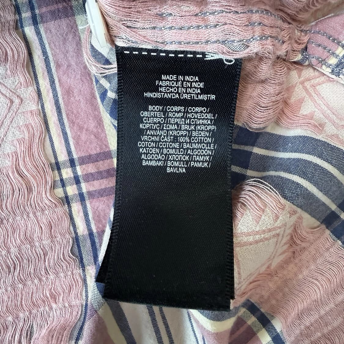 RRL 더블알엘 자카드 마드라스 워크셔츠 상품이미지6