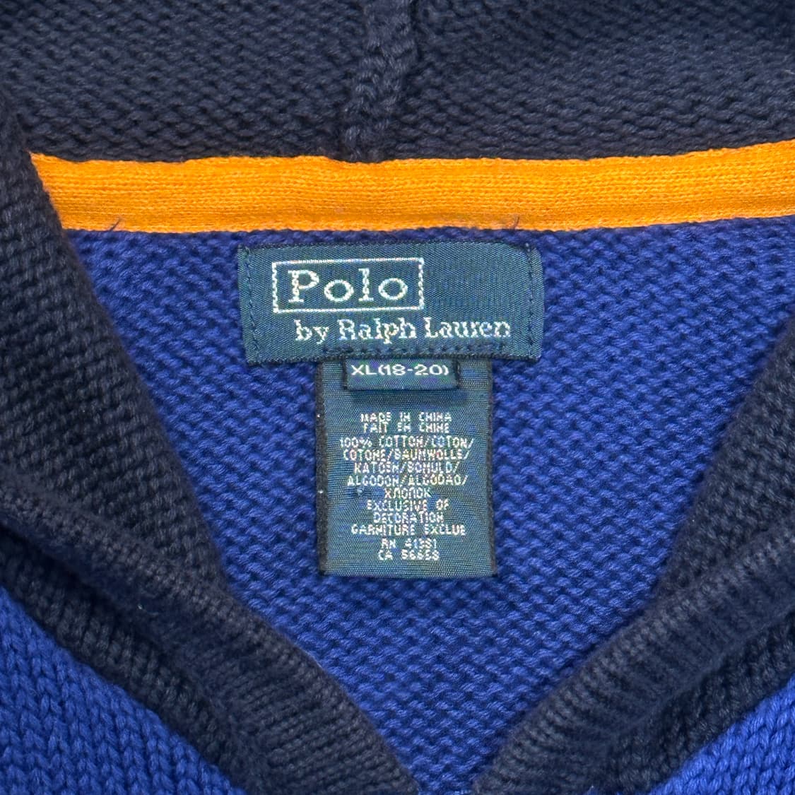 폴로 빅포니 니트 후드집업 (M-L) 상품이미지8