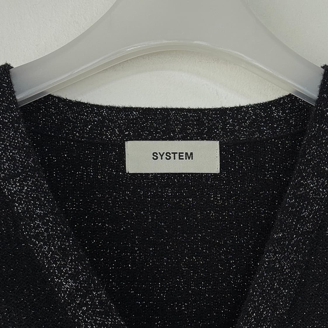 시스템 신형 글리터 니트 가디건 상품이미지2