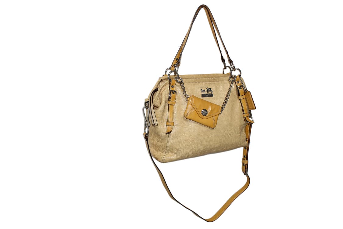 2000s COACH Y2K 코치 파이톤레더 2WAY백 상품이미지1