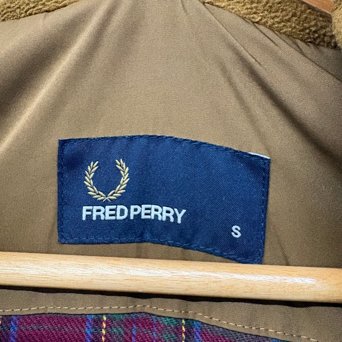 프레드페리 브라운 후드 패딩 점퍼 남/M 상품이미지5