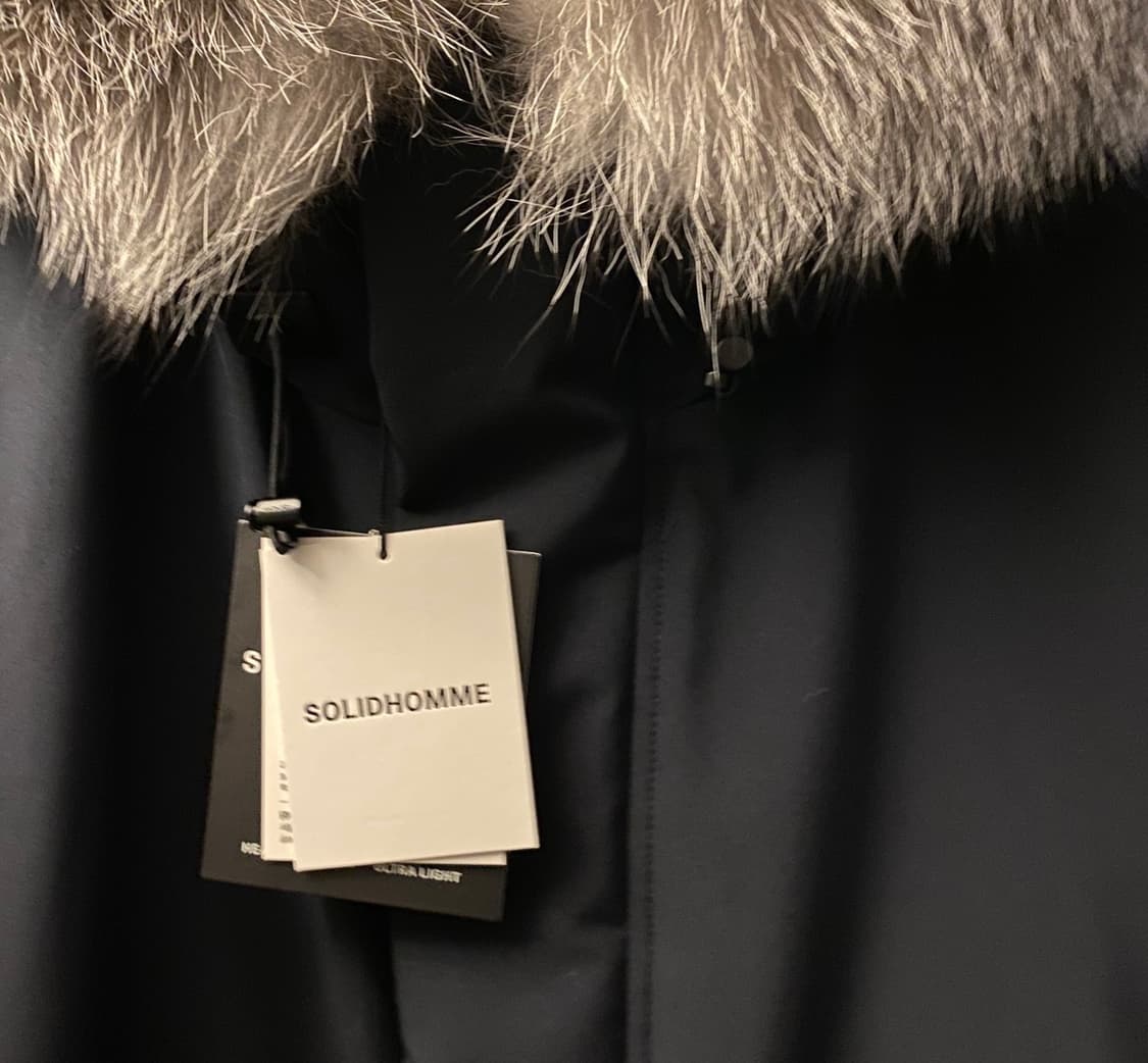 솔리드옴므 19FW 폭스퍼 패딩 다크네이비 46(95) 사이즈 상품이미지3