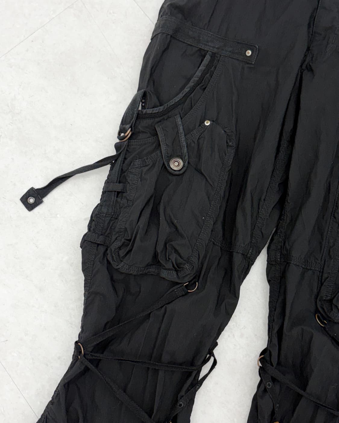 Multi-Pocket Strap Cargo Pants 상품이미지6