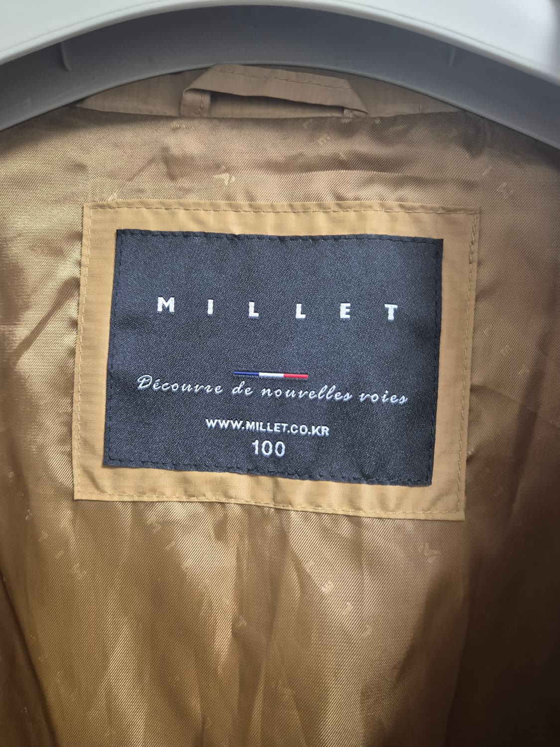 밀레 바람막이 밀레 자켓 사이즈100 상품이미지4