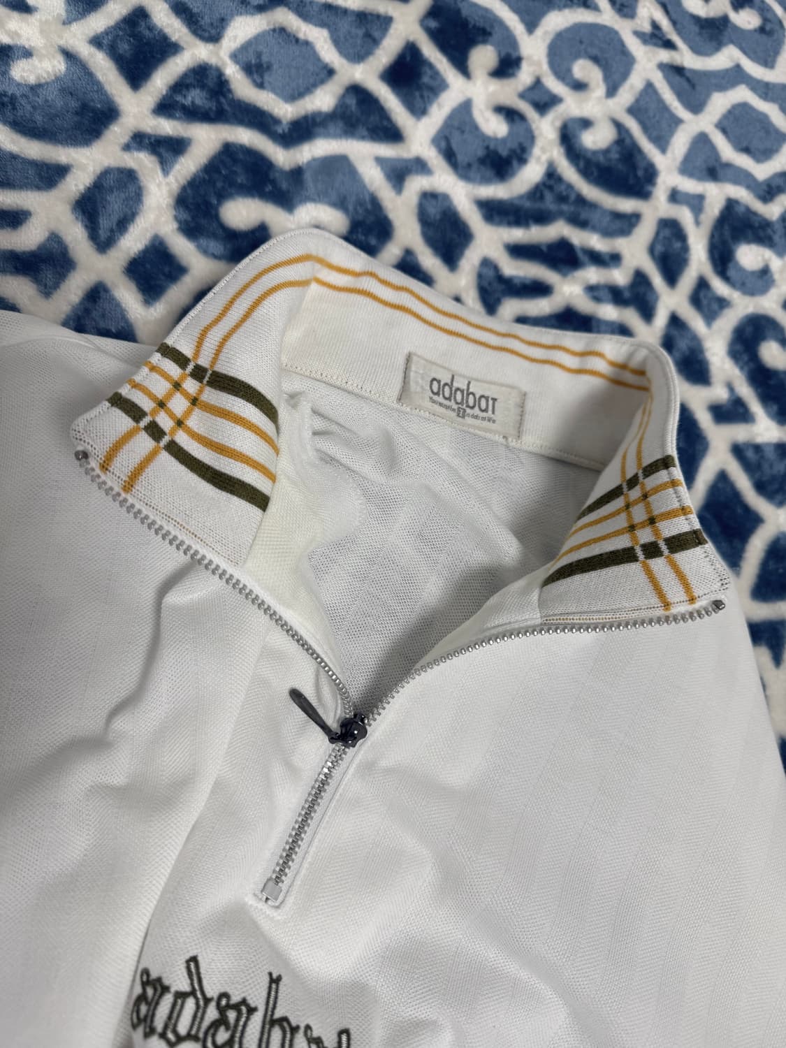 빈티지) 카키 반팔 반집업 adabar 라이프이즈웻 루베클 오공이 502 상품이미지2