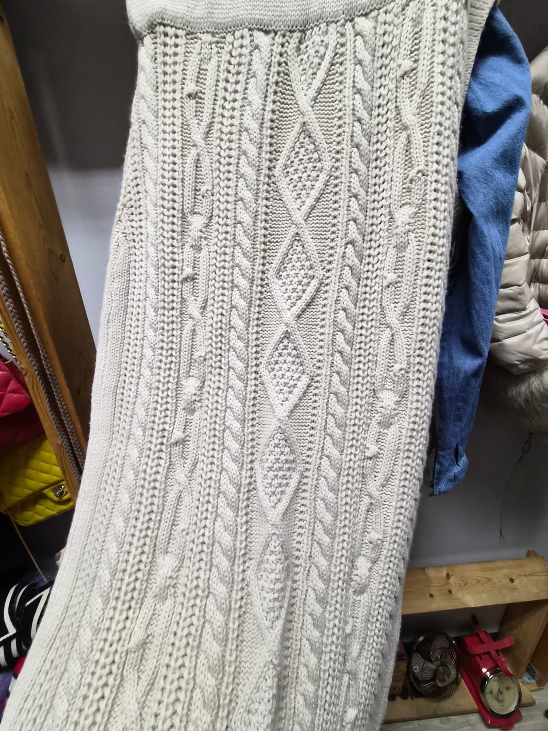 마크제이콥스프릴데님. 레이스니트. 니트케이블 롱스커트 상품이미지6