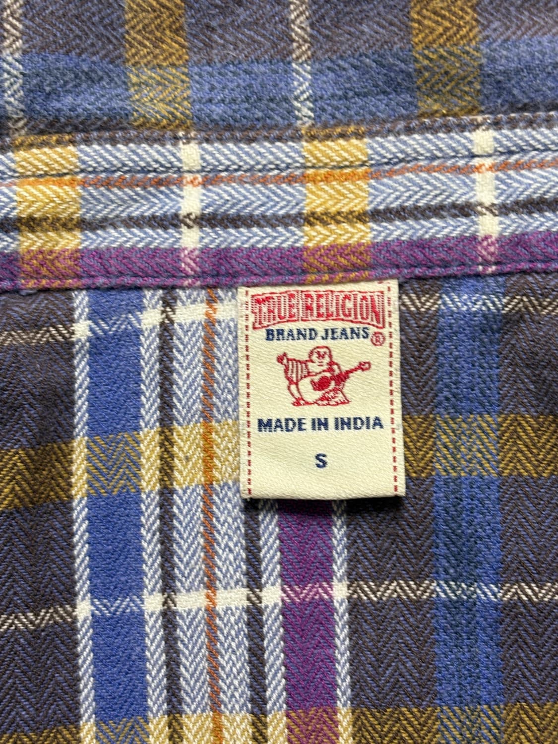 Y2k 트루릴리젼 웨스턴 플란넬 셔츠 - 투브로큰 걸즈 맥스깔 상품이미지4