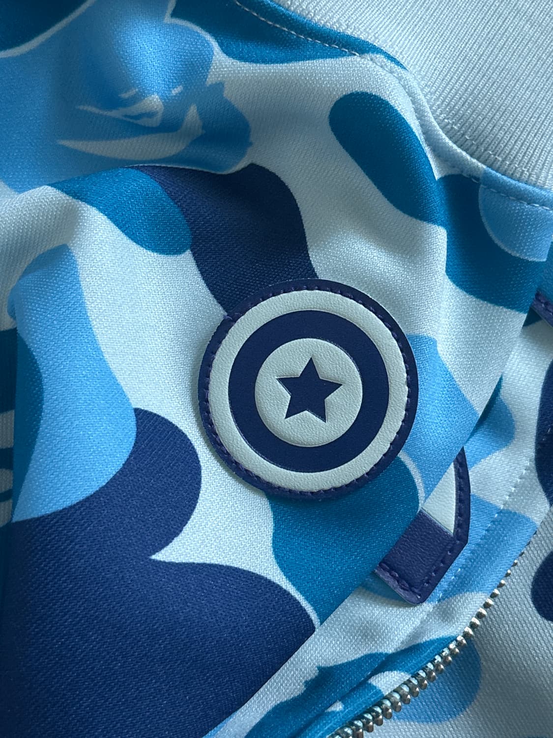 베이프 abc 카모 레이온 릴랙시드 핏 샤크 후드 상품이미지4